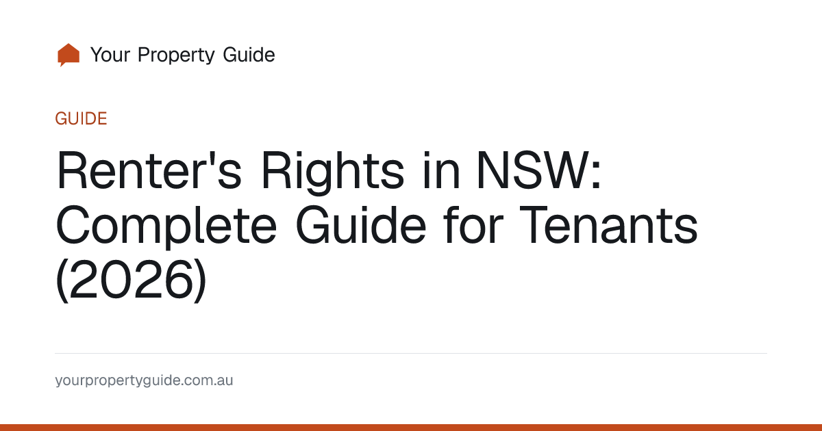 Renter's Rights in NSW: Complete Guide for Tenants (2026) | Your ...