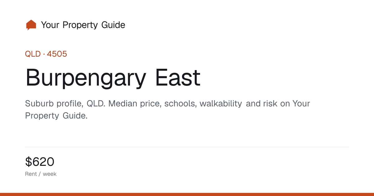 Burpengary East Postcode 4505 (QLD) — Suburb Profile & Median Price ...