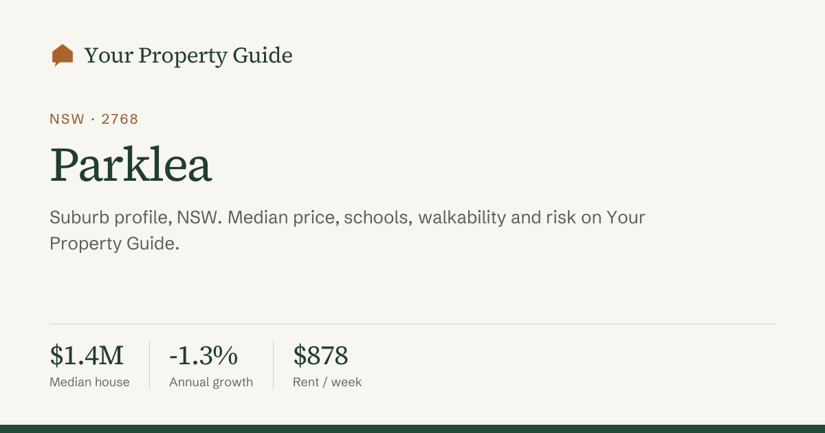 Parklea Postcode 2768 (NSW) — Suburb Profile & Median Price | Your ...